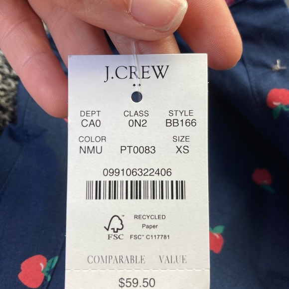 New JCrew Apple Button Down - Picture 4 of 4